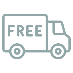 Icon of truck that says "FREE" on the side